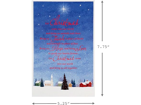 Hallmark Boxed Christmas Cards, Church Blessings