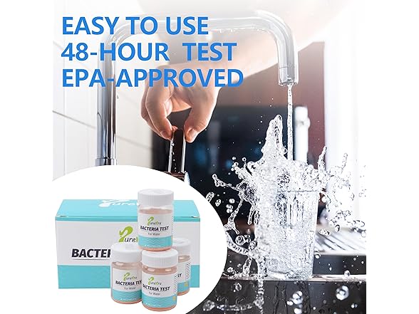 7 Pack Coliform Bacteria Water Test Kit