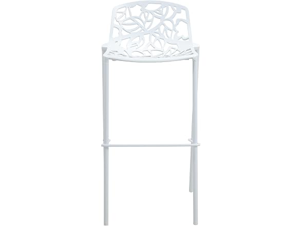 LeisureMod Devon Modern Outdoor Bar Stool