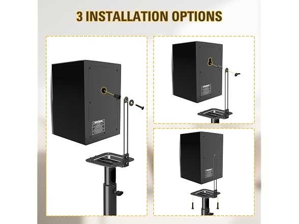 Mounting Dream Adjustable Speaker Stands