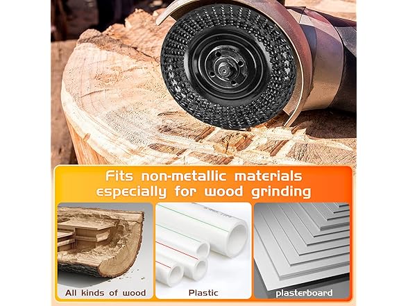 blekoo BLEKOO 4 Silver Angle Grinder Wood Car