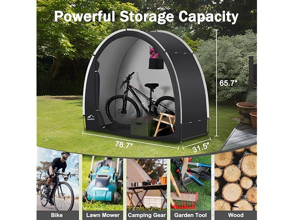 Azaeahom Waterproof Bike Storage Tent