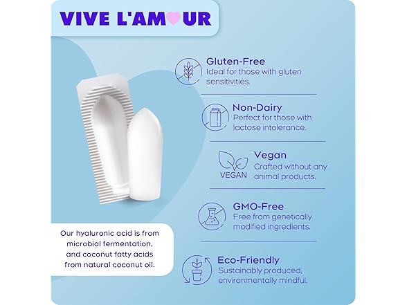 Vive L'Amour BC075525100436 Vaginal Moisturizing Supposito