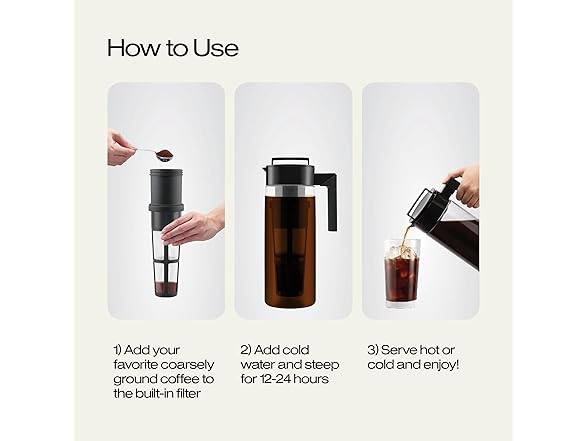 Takeya Tritan Cold Brew Coffee Maker 1Qt