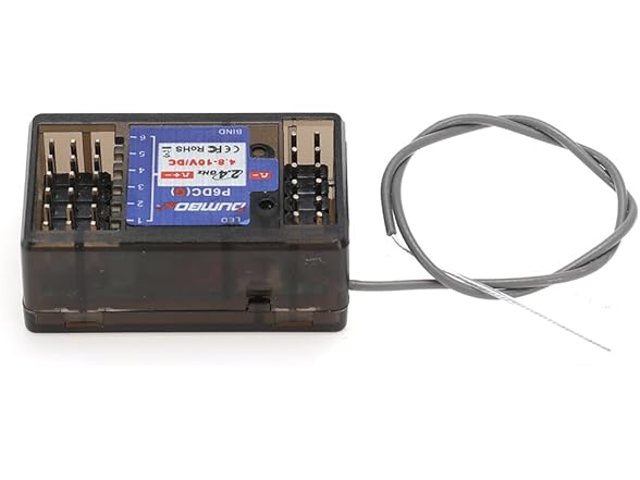 RC Gyro Receiver with Linkage LED Simulation System