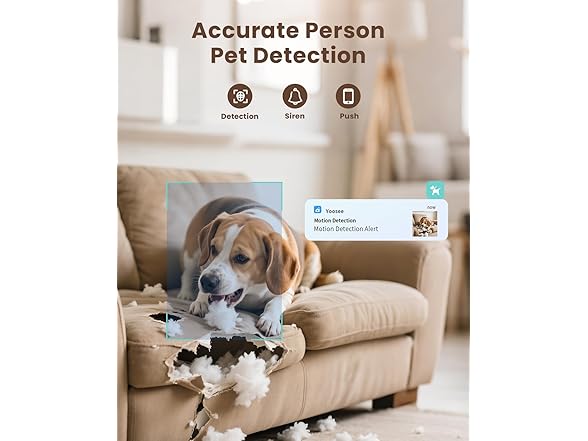 (2 Pack) Mysight 360° Pan/Tilt Security Camera | 2.4/5GHz