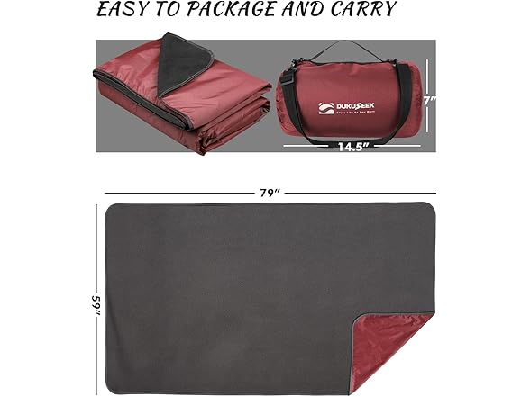 DUKUSEEK Wearable Waterproof Blankets