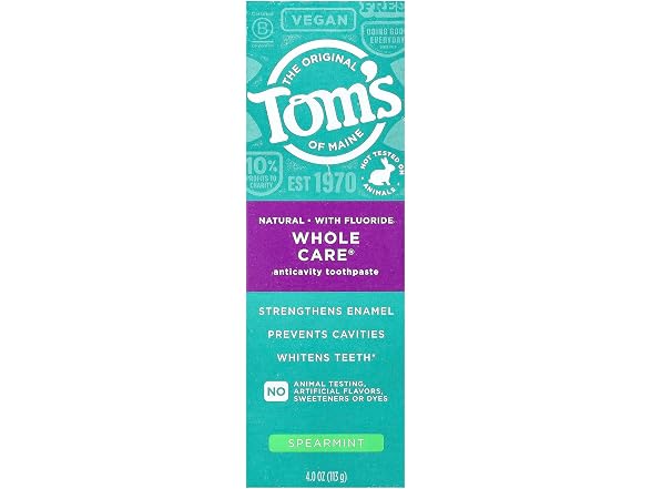Toms of Maine,Toothpaste Spearmint Whol