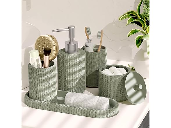 Clara Clark 5pc Bathroom Set