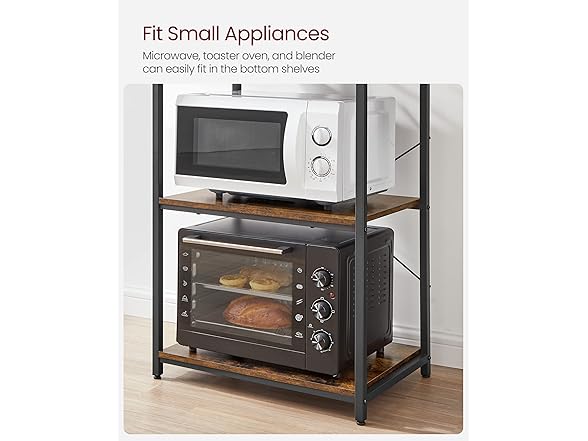 VASAGLE Coffee Bar, 23.6 Inches Baker's Rack