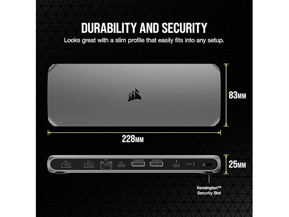 Corsair TBT100 DP Thunderbolt 3 Dock