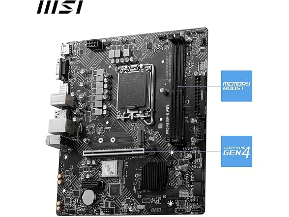 MSI PRO H610M-G WiFi Motherboard