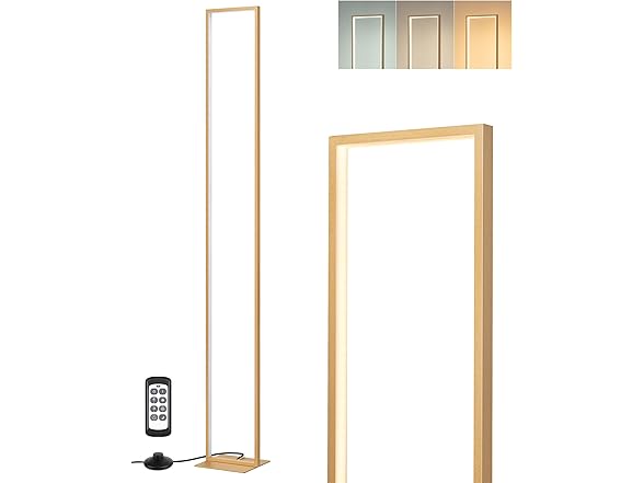 Gold 55" Rectangular Corner Light