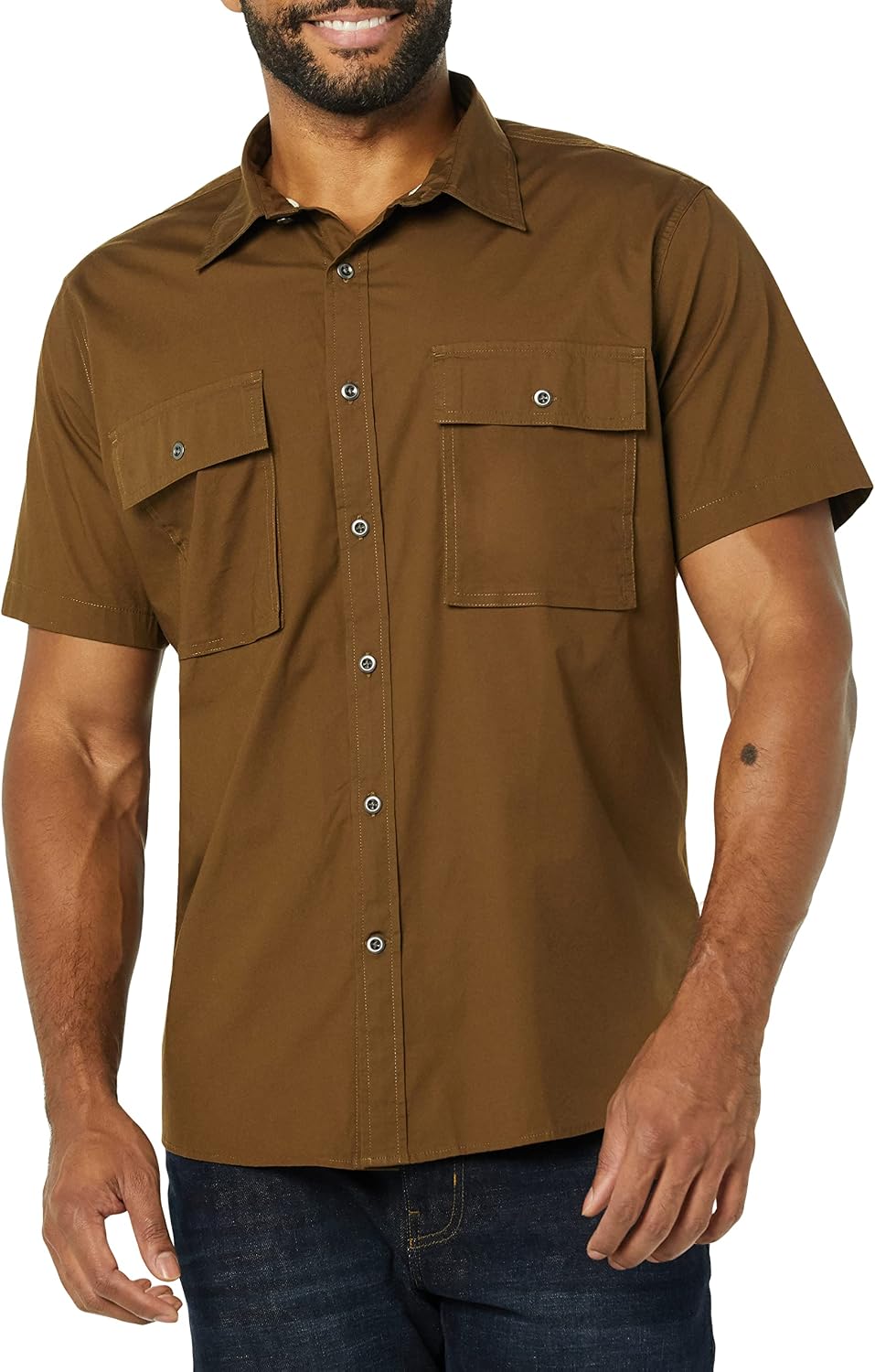 Amazon Essentials Men Standard-fit Utility Shirt - Gallery 7
