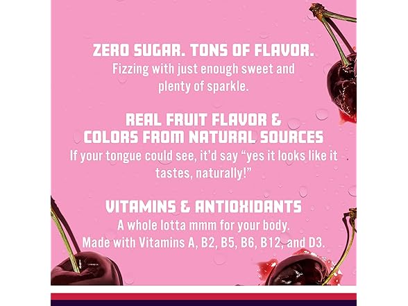 1CT Sparkling Ice, Black Cherry Sparkling Water