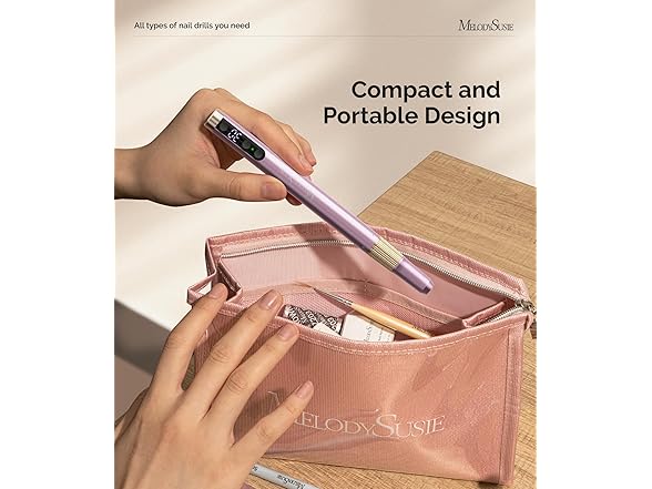 Ultra-Slim Cordless Nail Drill