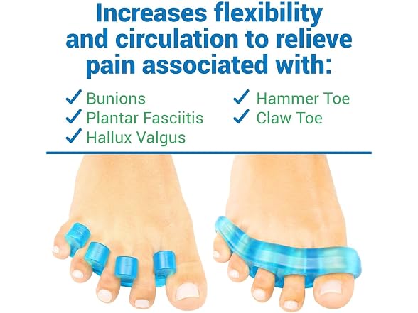 VIVEsole Silicone Toe Separators Small