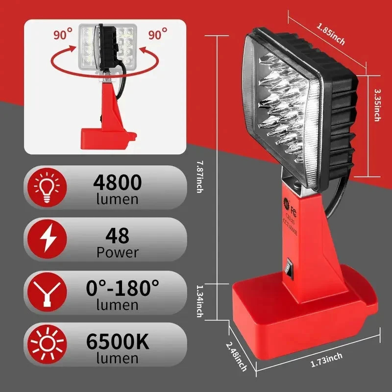2PK Cordless Led Work Light - Gallery 8