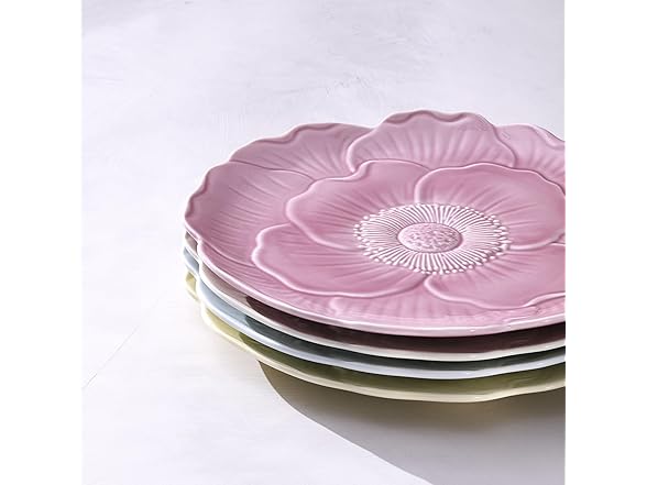 Lenox  Butterfly Meadow Floral Accent Plates, Green, Set of 4