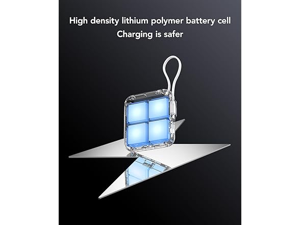 Marasone 10,000mAh 20W Portable Charger w/Built in Cable