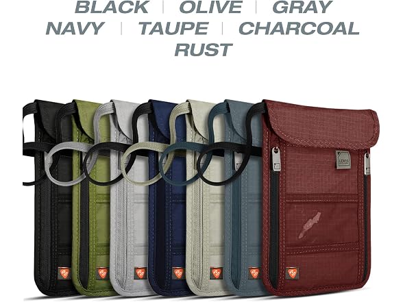 Lewis N. Clark Stash Neck Travel Wallet
