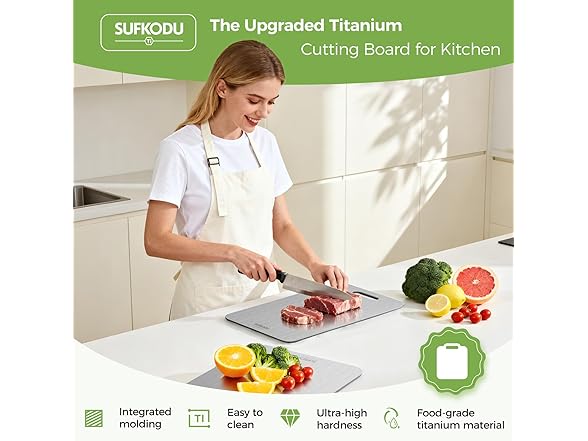 sufkodu Titanium Cutting Board