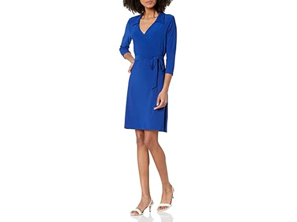Star Vixen Wrap Dress (L) Royal
