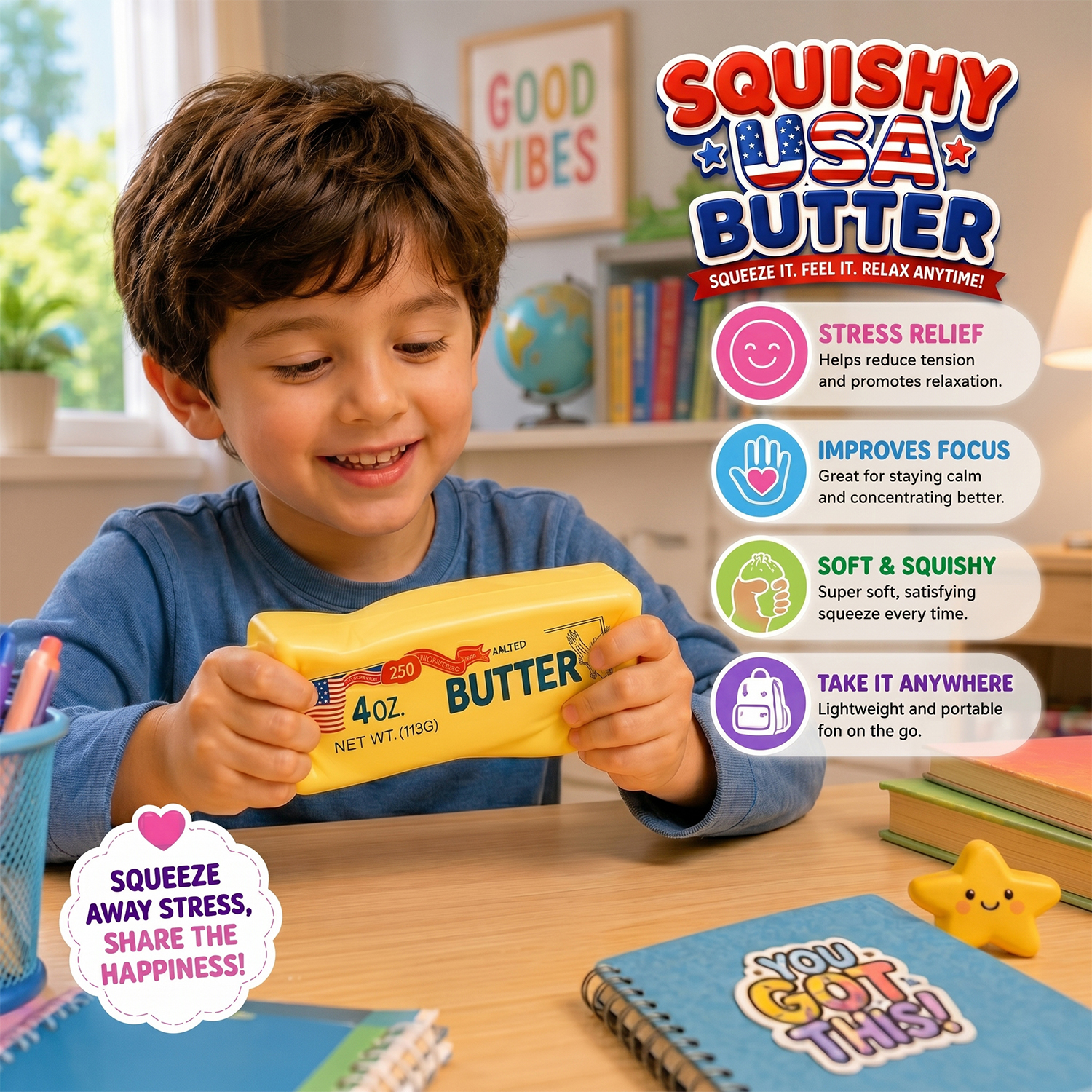 Twilight Squishy Sensory Toys Butter USA - Your Choice - Gallery 12