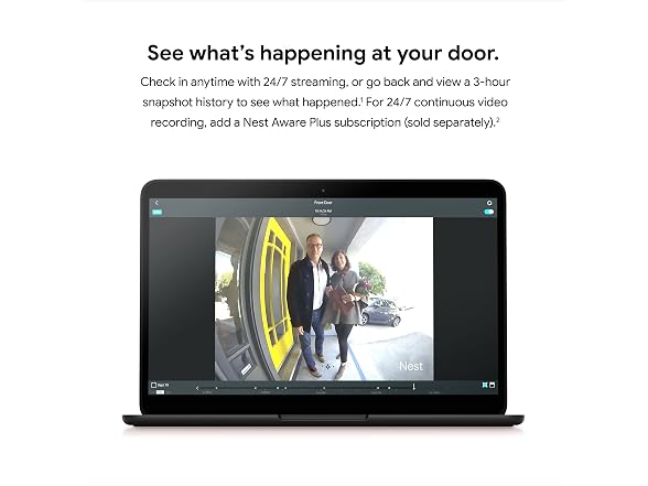 Google Nest Doorbell (Wired) Black