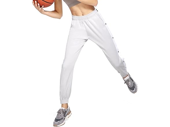 Xbtclxebco Women (S) Side Split Snap Button Pants