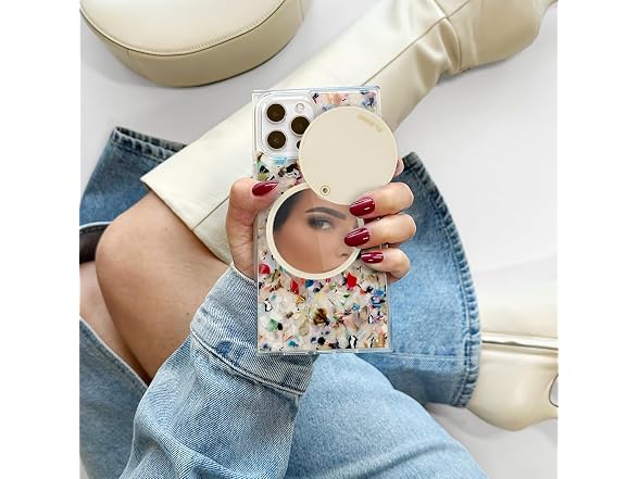 FLAUNT MagSafe Compact Makeup Mirror with Slim
