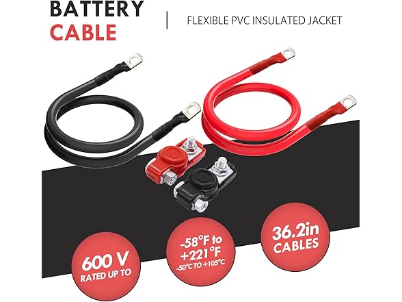 Cocros 4 AWG Battery Cable