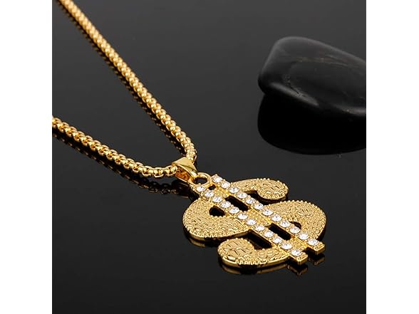 HUITIAN INTL Dollar sign necklace