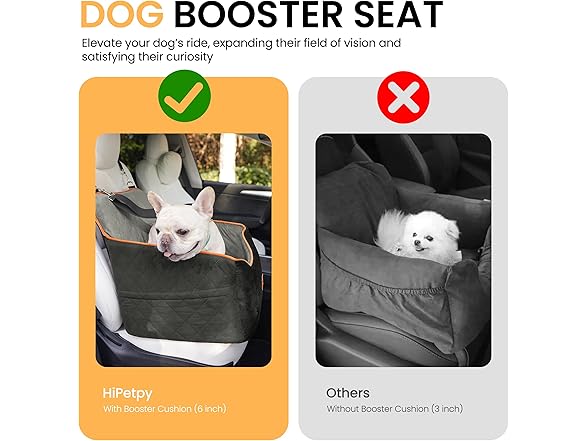 Dog Car Seat with Washable Mat