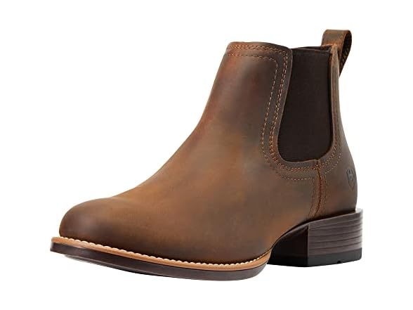 Ariat Booker Round Toe Western Men's Boots