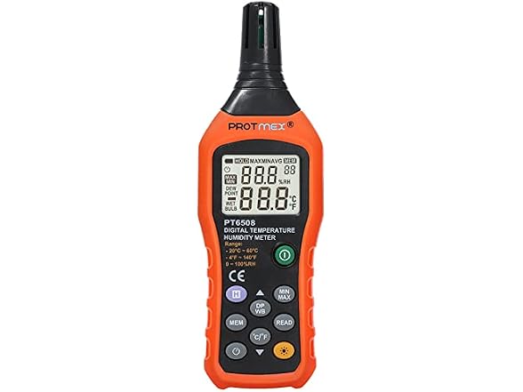 Protmex Temperature Humidity Meter
