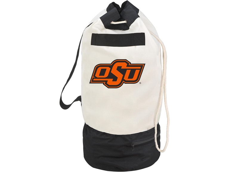 Smart Design Collegiate Heavy Duty Duffel Bag with Two Compartments 15 x 30 inch Canvas Officially Licensed Logo