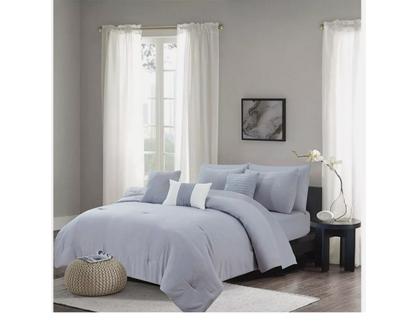 Γαλήνιο σετ Queen Comforter 10 τεμαχίων