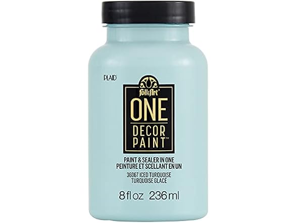 FolkArt 36067 One Décor Paint, 8 oz, Iced