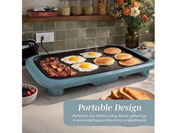 200W Electric Griddle 10x16