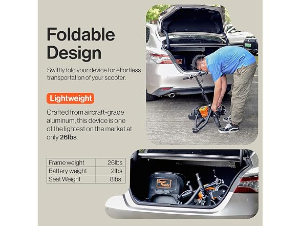 SuperHandy Passport Scooter 3W 6.5mi