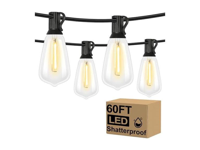 Brightever 60FT30T-1 LED Outdoor String Lights 60FT