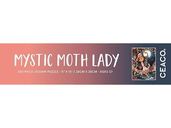 Mystic Moth Lady 300Pc Space Saver Puzzle
