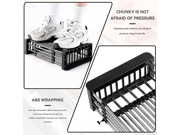 Expandable Over Sink Dish Drying Rack