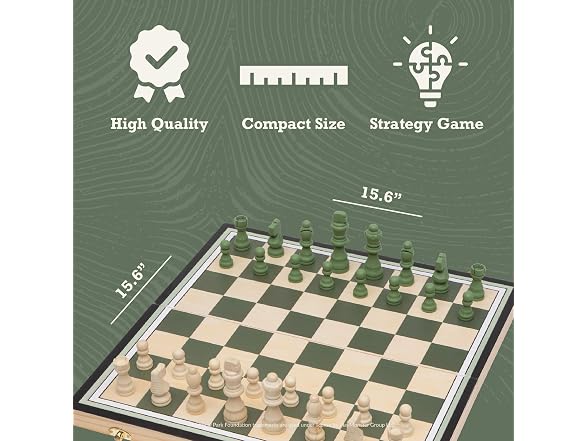 Campfire Games Chess Board Game for Kids and Adults