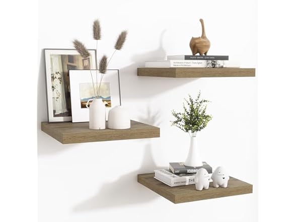 Square floating shelves