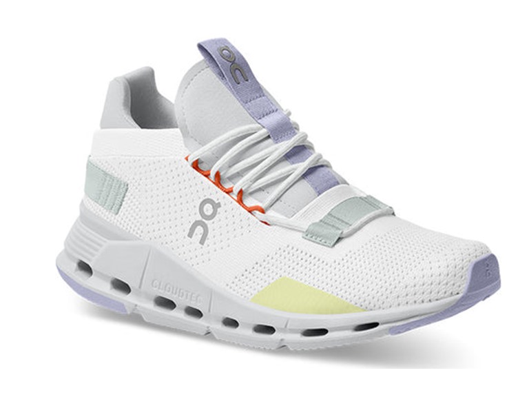 On Running Cloudnova Women's Shoes White/Glacier Size 9.5
