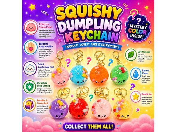 Twilight Squishy Sensory Toys Keychain