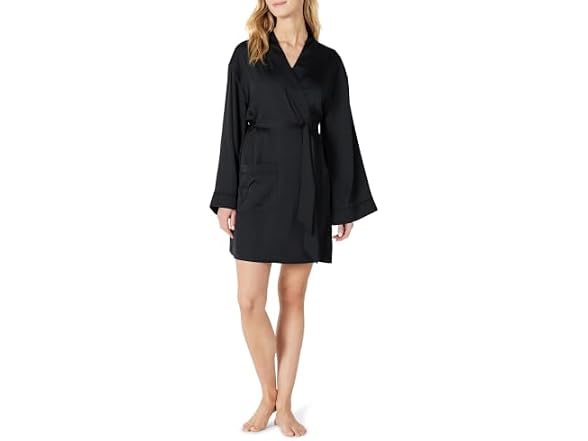 Amazon Essentials Women Satin Sleep Robe