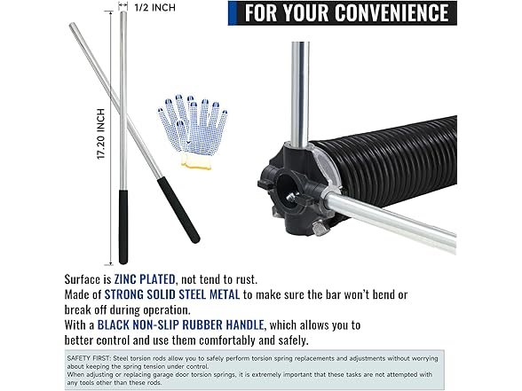 Left Hand Wind Garage Door Spring